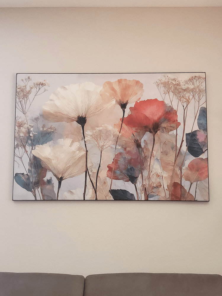 Ethereal Bloom Canvas, by Cats &amp; Dotz