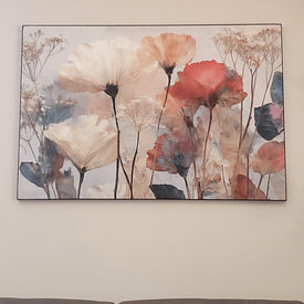 Kundenfoto: Ätherische Blüte Leinwand von Cats & Dotz, als ArtFrame