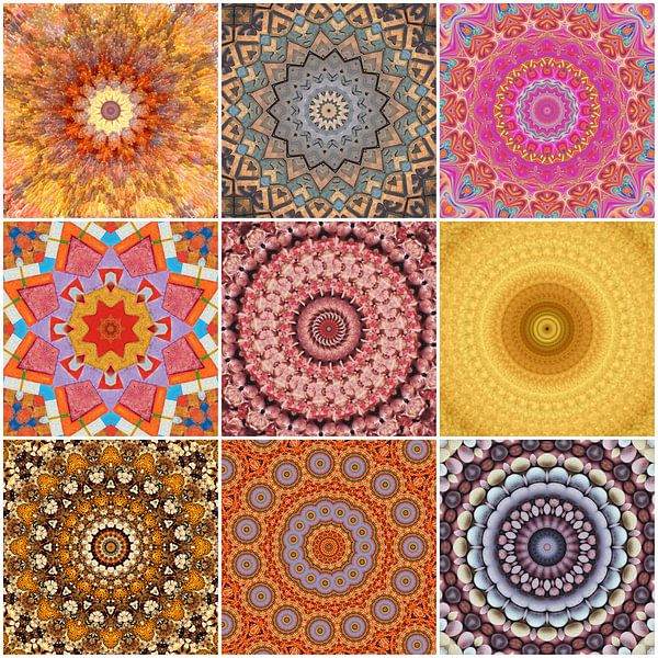 Mandala Collage van Bright Designs