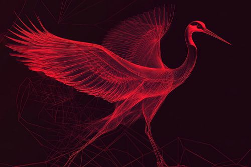 Crane Lines Abstract Energy