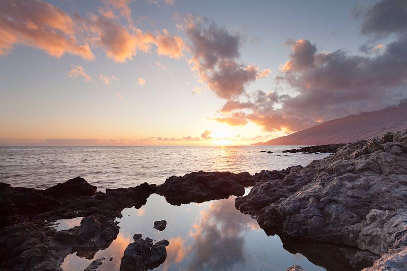 Coast at sunset, Canary Islands, Spain by Markus Lange
