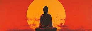 Silhouette de Bouddha | Oeuvre d'art Bouddha