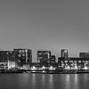 Rotterdam bij nacht van Léontine Lamers