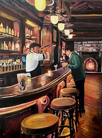 In der Illuminated Dream Bar mit Barkeeper & Fremden von Markus Bleichner