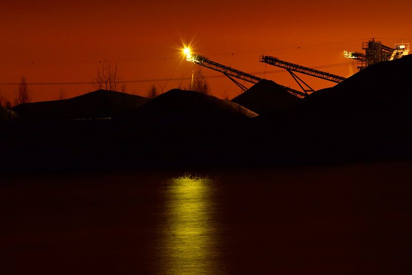 Gravel Pit Kleinpösna at Night - Leipzig by Marcel Ethner