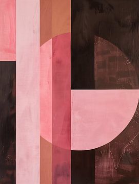 Pink and Brown Abstract by Gypsy Galleria