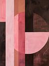 Pink and Brown Abstract by Gypsy Galleria thumbnail