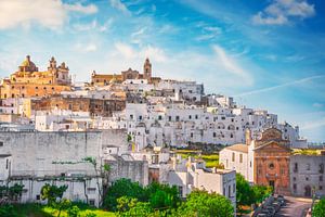 Ostuni, die weiße Stadt. Apulien, Italien.