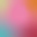 Gradiënt pastel en neon kleuren kunst. Roze, geel, groen, rood en wit. van Dina Dankers thumbnail