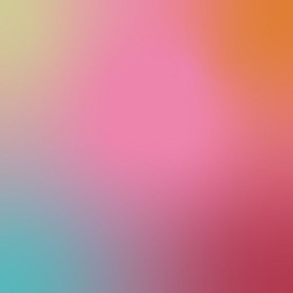 Gradiënt pastel en neon kleuren kunst. Roze, geel, groen, rood en wit. van Dina Dankers