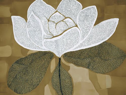 Elegante weiße Blume