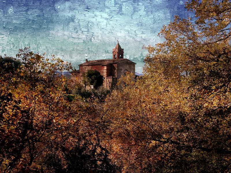 Kirche San Donato in Sonnenschein von Dorothy Berry-Lound