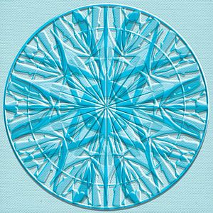 Mandala-Kreis in Blau