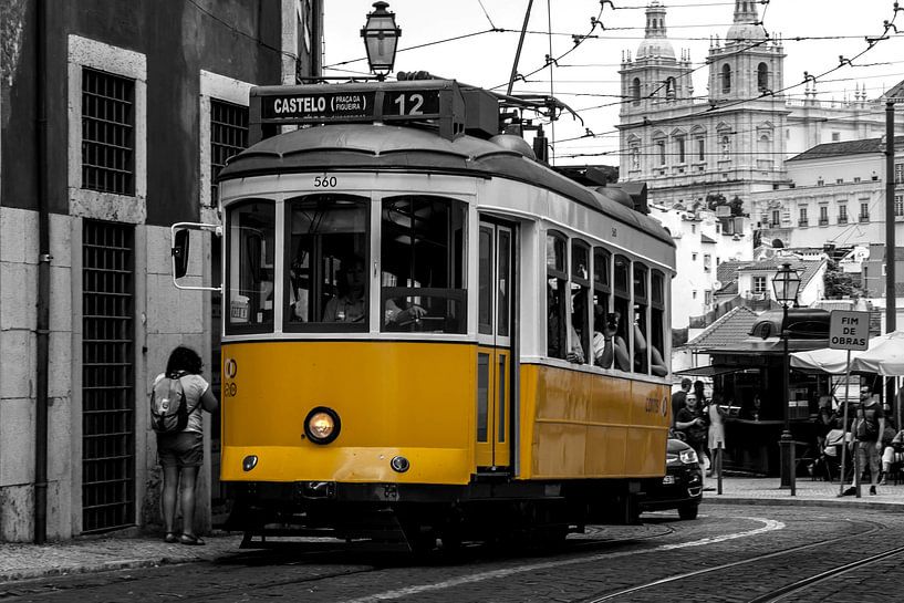 Tram 12, Lissabon van Stephan Neven