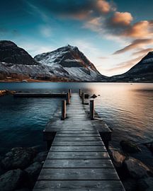 On the way by the fjord