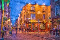 Quartier de Temple bar à Dublin