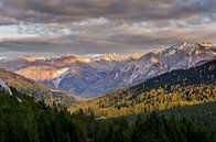 Sunset in the Val Müstair on an autumn day by Sean Vos thumbnail