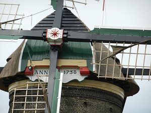 Molen in Kinderdijk. von Jochem van den Oosterkamp