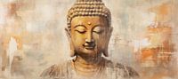 Gelassener Buddha | Buddha Kunstwerk
