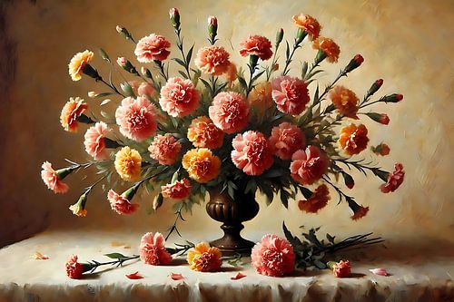 Bouquet with Carnations