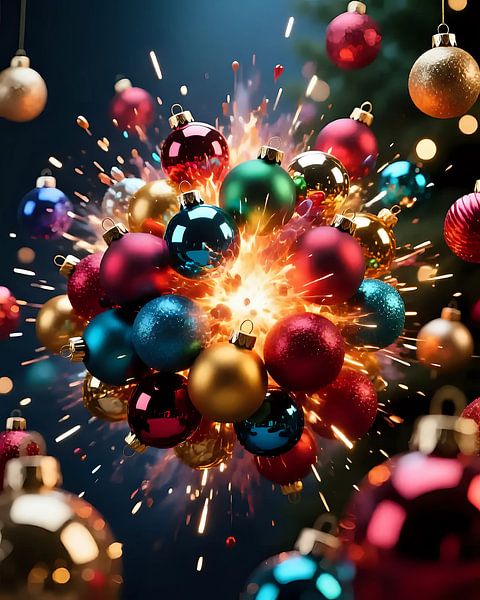 Weihnachtsfarben im Flug von Jean Pierre