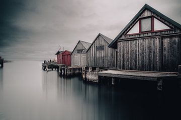 Vieux port de pêche sur Bild.Konserve