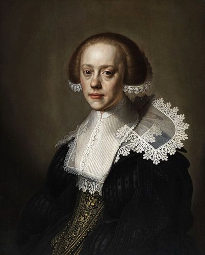 Portret van een jonge vrouw, Johannes Cornelisz. Verspronck