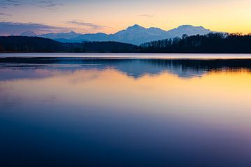 Winter evening at Lake Abtsdorf by Martin Wasilewski