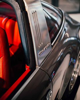 Targa-Oberfläche: gebürsteter Stahl, „ & “ und „Crimson“