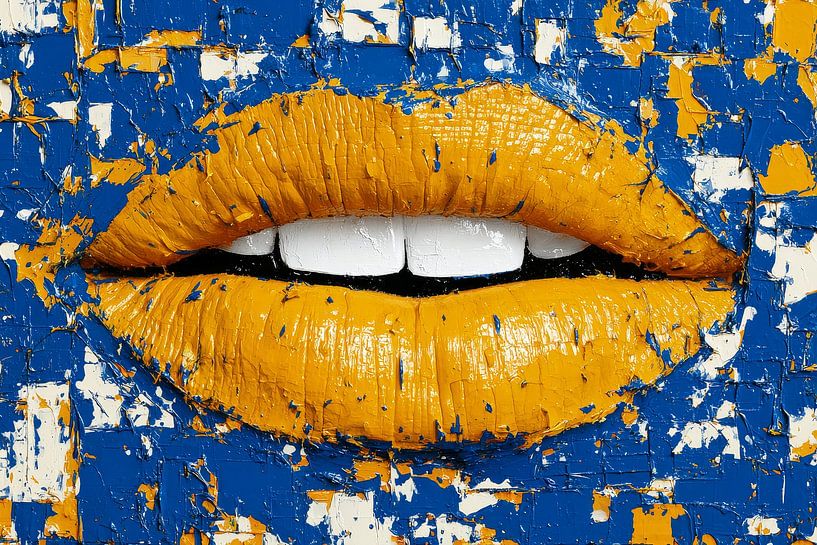 bouche en couleur par Egon Zitter