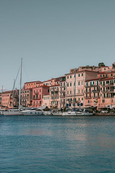 Port de l'île d'Elbe | Photo Print Toscane Italie photographie de voyage par HelloHappylife