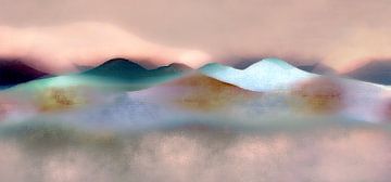 Warm Shining Mountains by Mad Dog Art