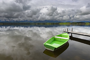 aufziehendes Gewitter am Hopfensee