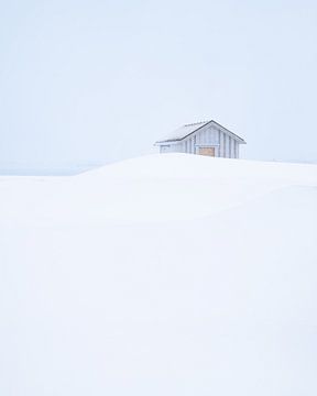 Hutje in de sneeuw van Ageeth Groen