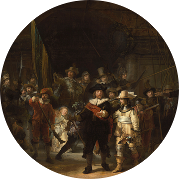 De Nachtwacht, met missende delen, Rembrandt