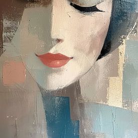 Patchwork Beauty Gaze van De Mooiste Kunst
