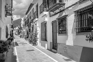 Marbella in Andalusië van Manfred Voss, Zwart-Wit Fotografie