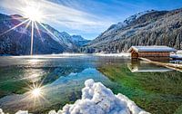 Double sun star in the Jägersee