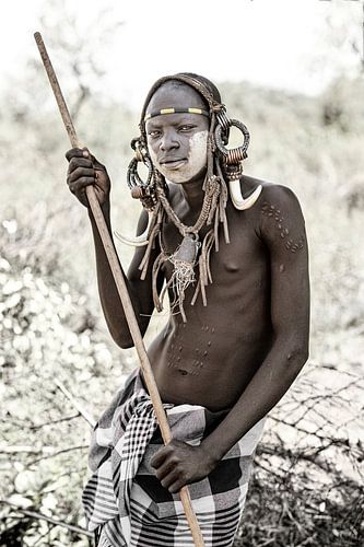 Äthiopien Mursi Omo-Tal