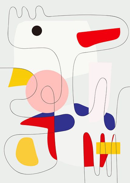 Line-art Snoopy von Moonheart Artworks
