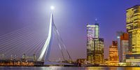 Erasmus Bridge Full Moon