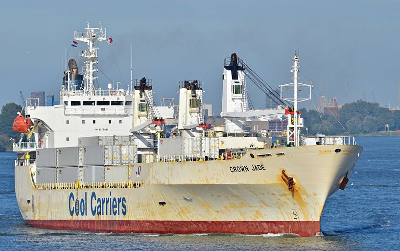 Het koelschip Crown Jade van Piet Kooistra