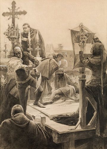 Alfons Mucha, Illustratie bij Histoire d'Espagne, 1890s