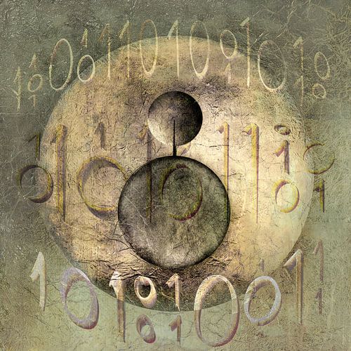 Bits und Bytes. Modern Abstract.