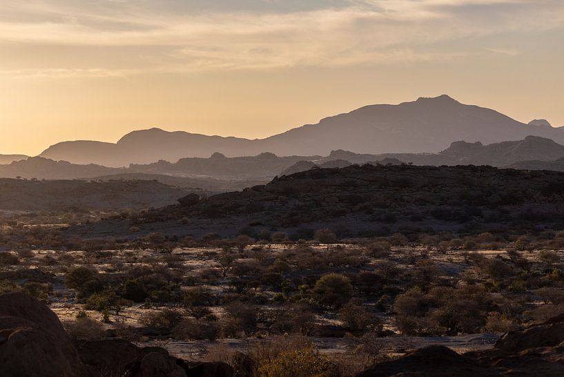 Afrika - Landschaft Sonnenuntergang von Felix Brönnimann