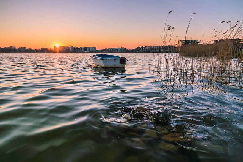 Sunrise on the Binnenschelde in Bergen op Zoom by Rick van Geel
