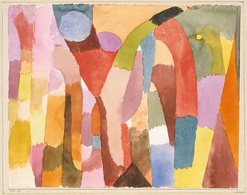 Beweging van gewelfde kamers, Paul Klee