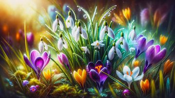 Spring in the garden by Max Steinwald