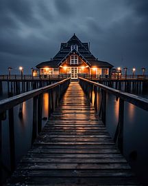 Golden hour on the pier