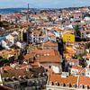Miradouro da Graça, uitzichtpunt Lissabon, Portugal van Paul van Putten